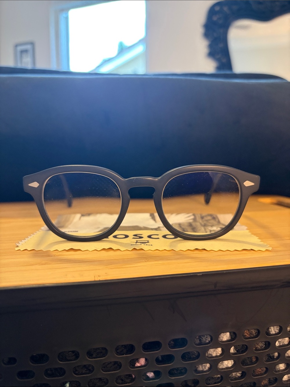 MOSCOT Lemtosh Matte black. Size 49